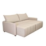 SOFÁ MING RETRÁTIL SEM CAIXA - LINHO BEGE - 2,00M - Imagem 2