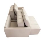 SOFÁ MING RETRÁTIL SEM CAIXA - LINHO BEGE - 2,00M - Imagem 3