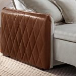 SOFÁ CAMA DIOR (2,20) SEM CAIXA - LIVING VERSÁTIL & RETRÁTIL COM ALMOFADAS SOLTAS - LINHO AREIA - Imagem 3