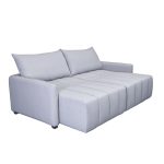 SOFÁ MING RETRÁTIL SEM CAIXA - LINHO CINZA - 2,00M