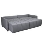 SOFÁ MING RETRÁTIL SEM CAIXA - LINHO GRAFITE - 2,00M