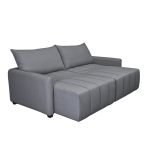 SOFÁ MING RETRÁTIL SEM CAIXA - LINHO GRAFITE - 2,00M - Imagem 2