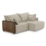 SOFÁ DIJON RETRATIL E RECLINÁVEL 2,20M - LINHO AREIA - Imagem 2